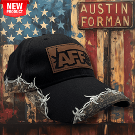 AFF Barbed Wire Black/Camo Patch Hat