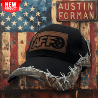 AFF Barbed Wire Black/Camo Patch Hat