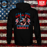 AFF Call Me Crazy Peace Hoodie