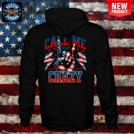 AFF Call Me Crazy Peace Hoodie