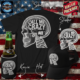 AFF Call Me Crazy Skull Tee Max Value Package