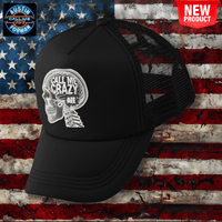 AFF Call Me Crazy Skull Trucker Hat