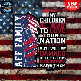 AFF Love Our Nation Sticker