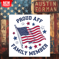 AFF Proud Family Member Sticker