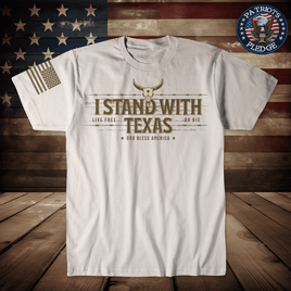 I stand with Texas fence line sand T-Shirt