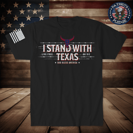 I stand with Texas red/white/blue T-Shirt