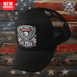 Patriot's Pledge© American Steel Trucker Hat