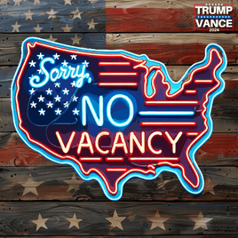 Sorry No Vacancy Sticker