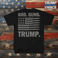 Trump God Guns T-Shirt