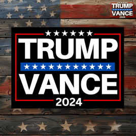 Trump Vance 2024 Red, White and Blue Sticker