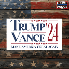 Trump Vance '24 Red and Blue Sticker