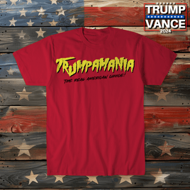 TRUMPAMANIA yellow lettering T-Shirt