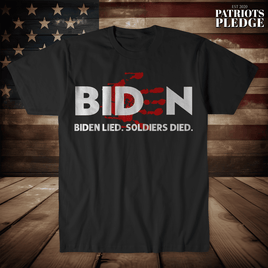 Biden Lied Soldiers died T-Shirt