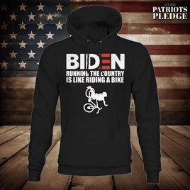 Biden like riding a bike Hoodie