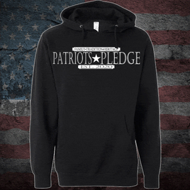 Patriots Pledge© Established Hoodie white print