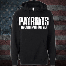 Patriots Pledge© Patriots Incorporated Hoodie white print