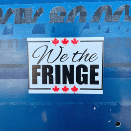 We The Fringe 5"x6" Sticker